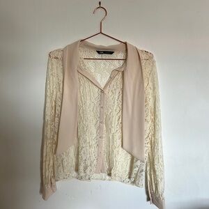 Zara lace blouse